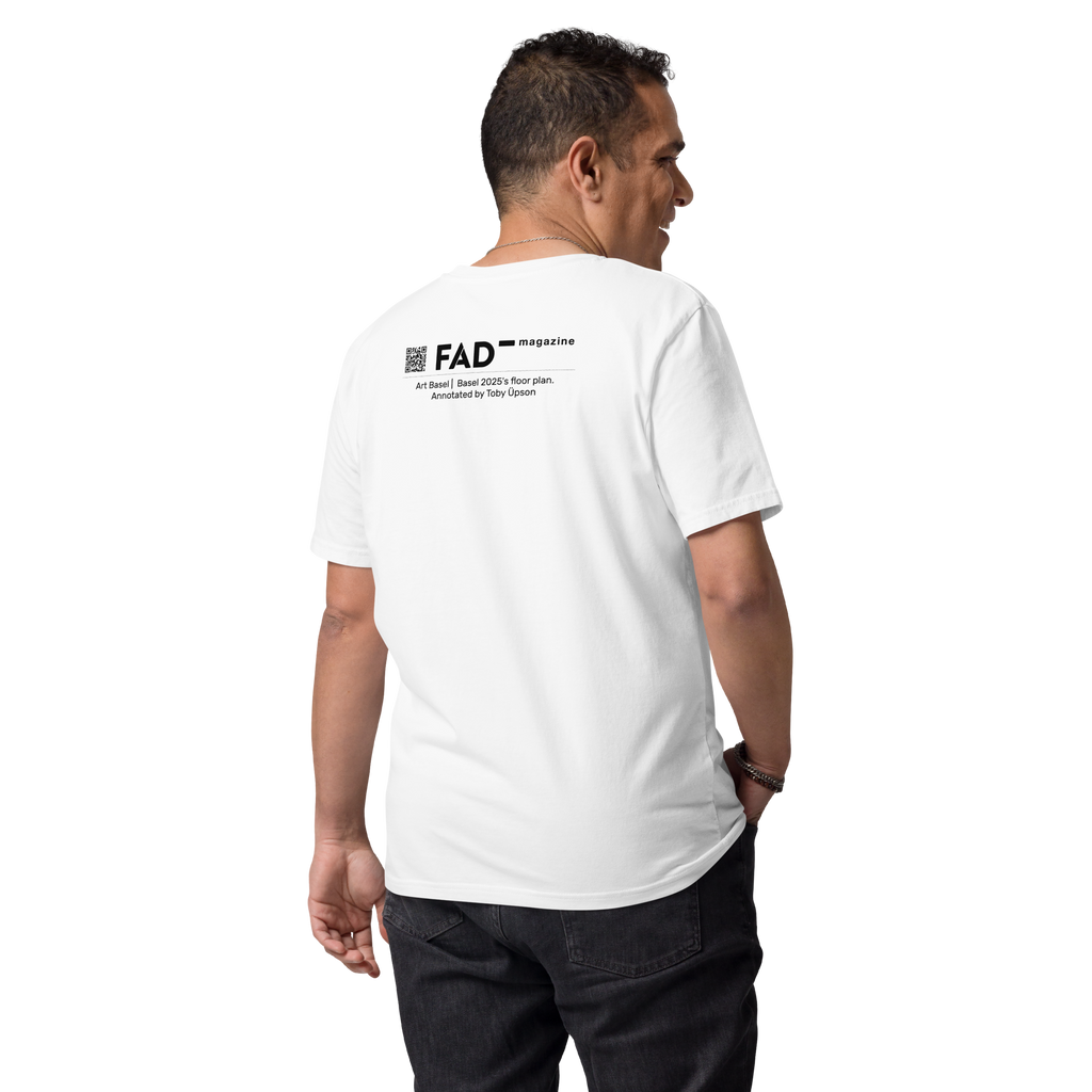 Toby Üpson's Limited Edition Art Basel in Basel 2025 floor plan T-Shirt