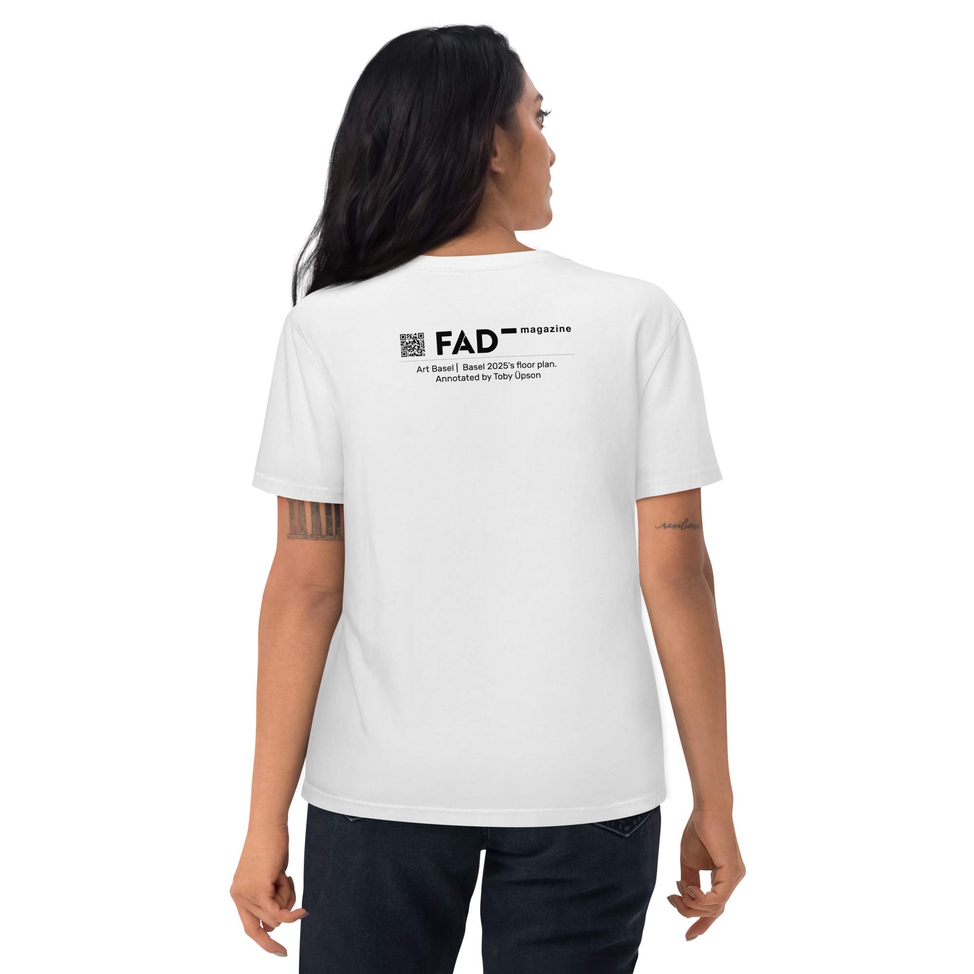 Toby Üpson's Limited Edition Art Basel in Basel 2025 floor plan T-Shirt
