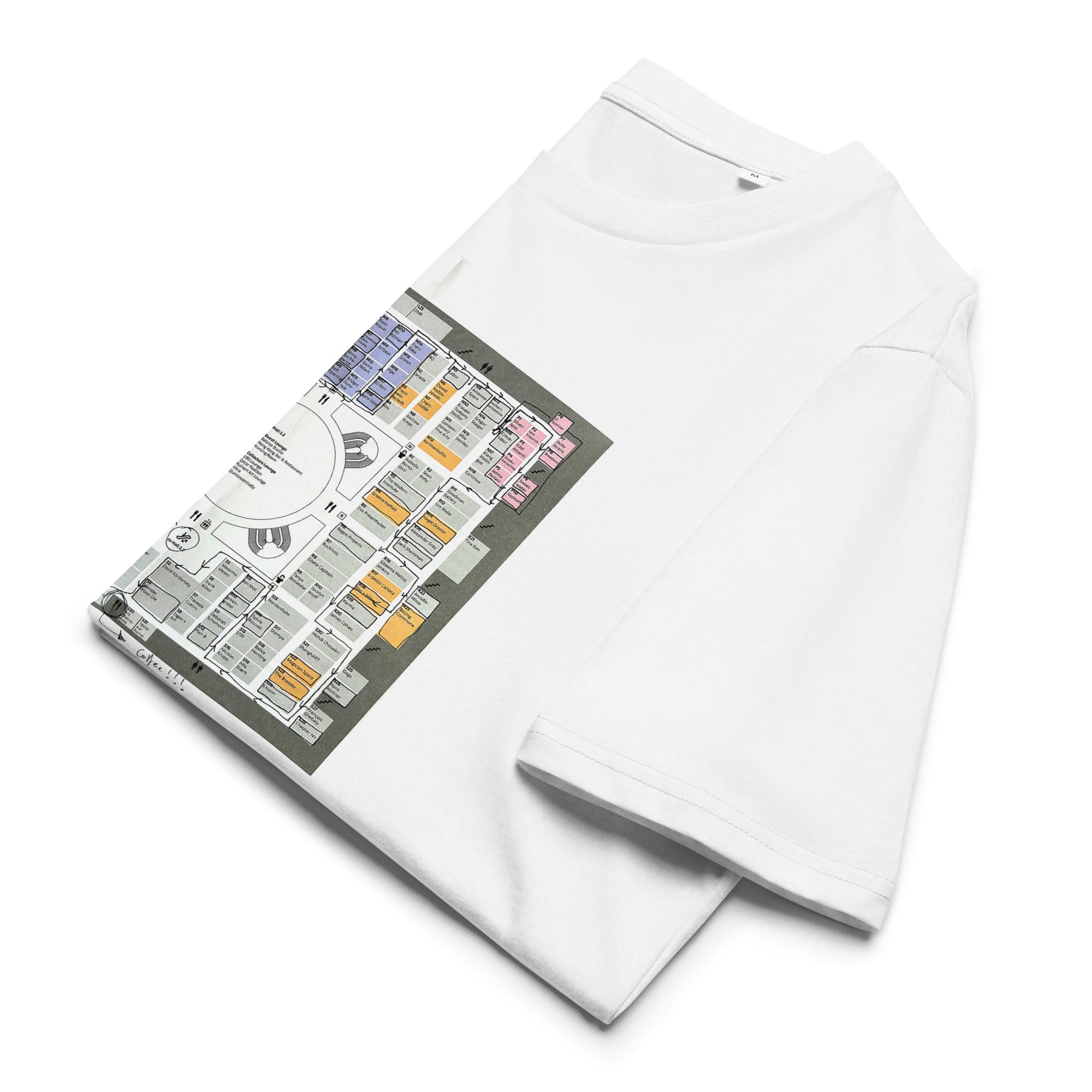 Art Basel |  Basel 2025's floor plan.  Annotated by Toby Üpson