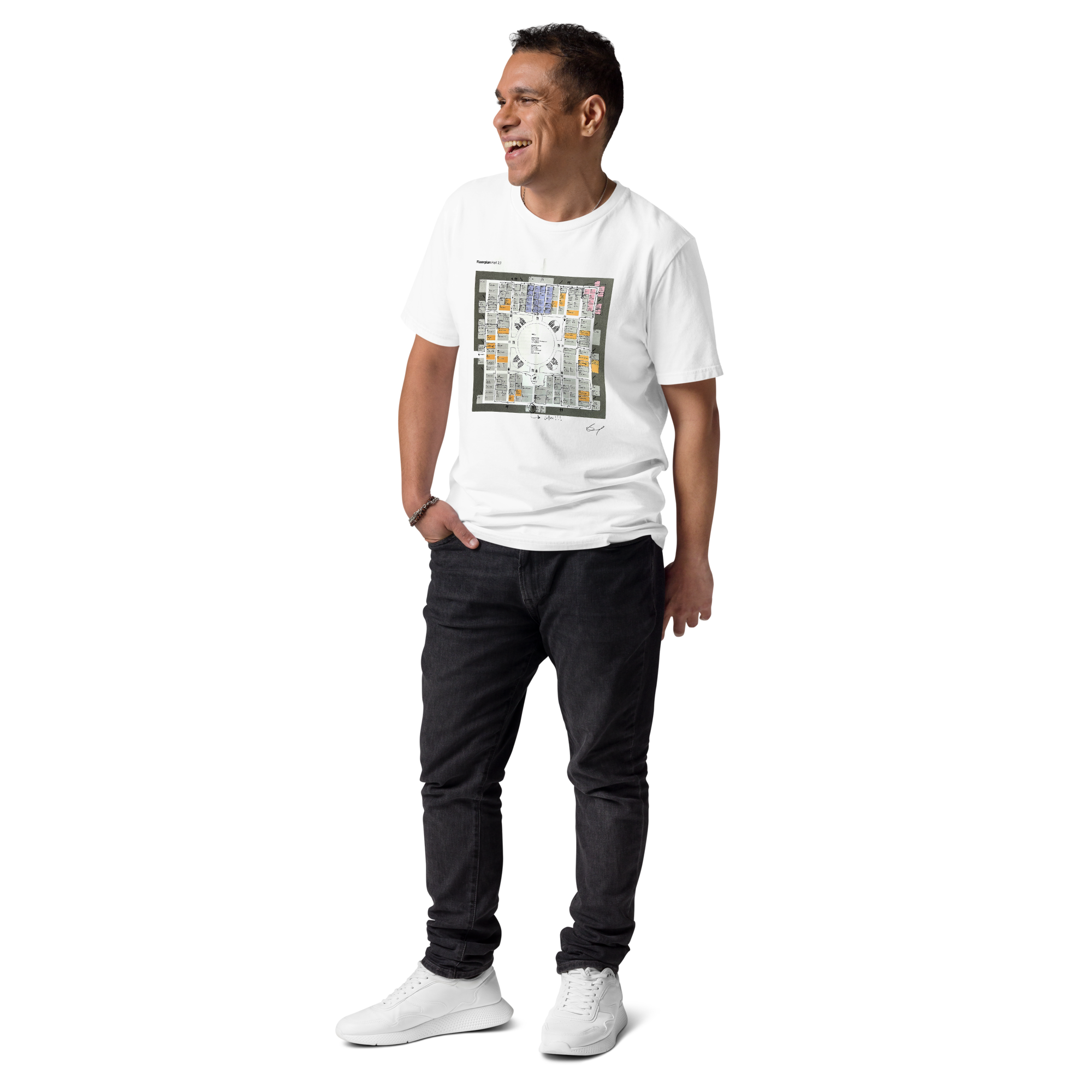 Toby Üpson's Limited Edition Art Basel in Basel 2025 floor plan T-Shirt