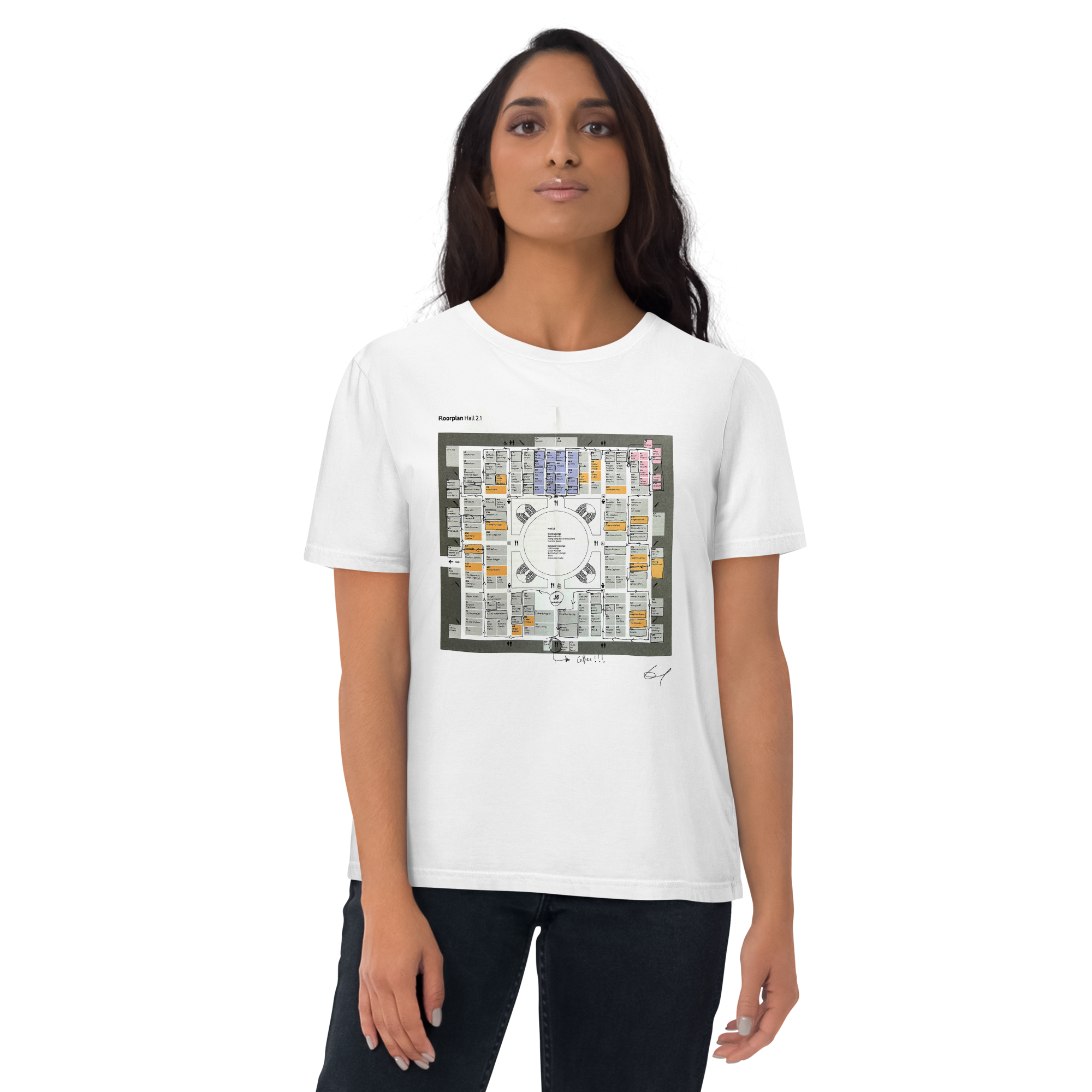 Toby Üpson's Limited Edition Art Basel in Basel 2025 floor plan T-Shirt