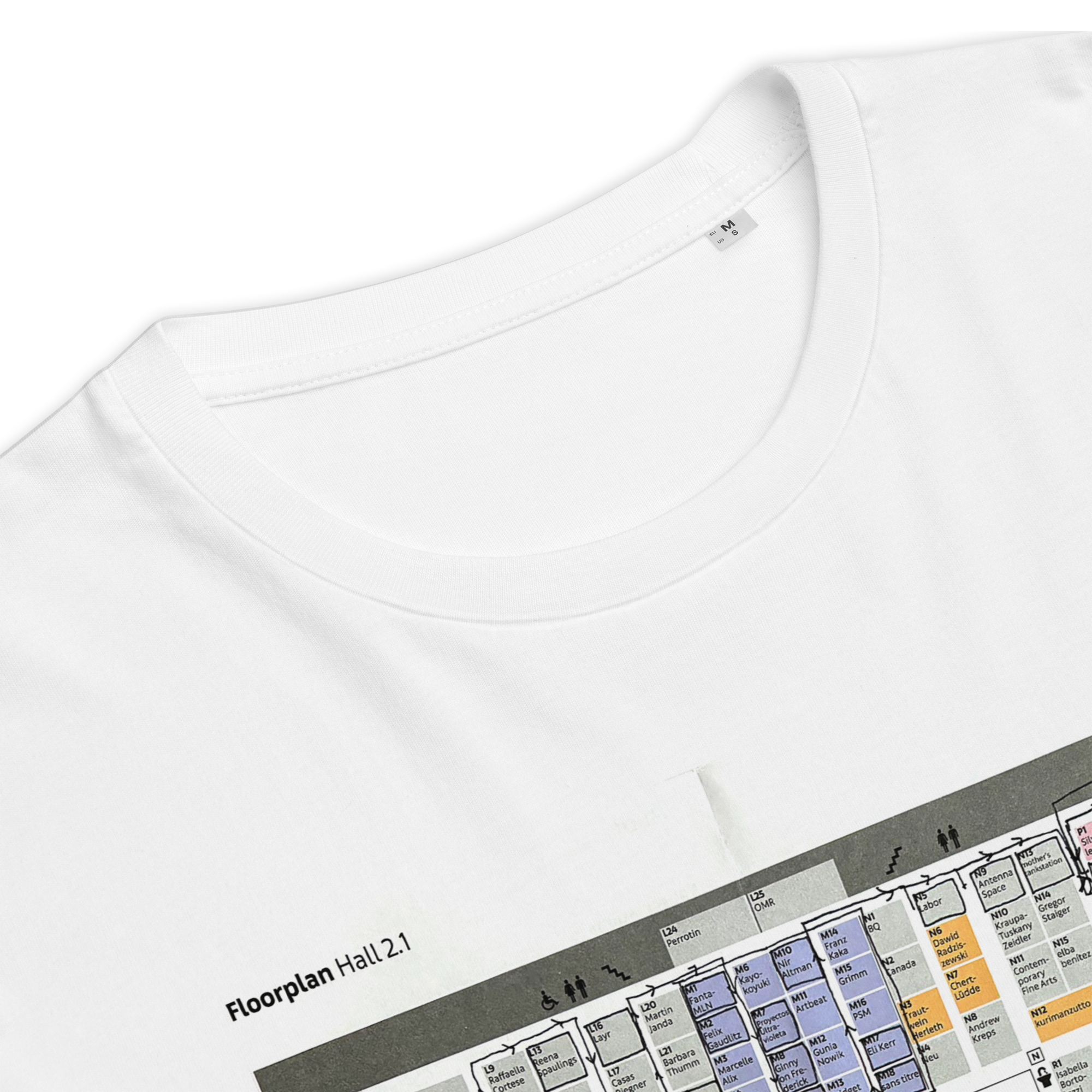 Toby Üpson's Limited Edition Art Basel in Basel 2025 floor plan T-Shirt